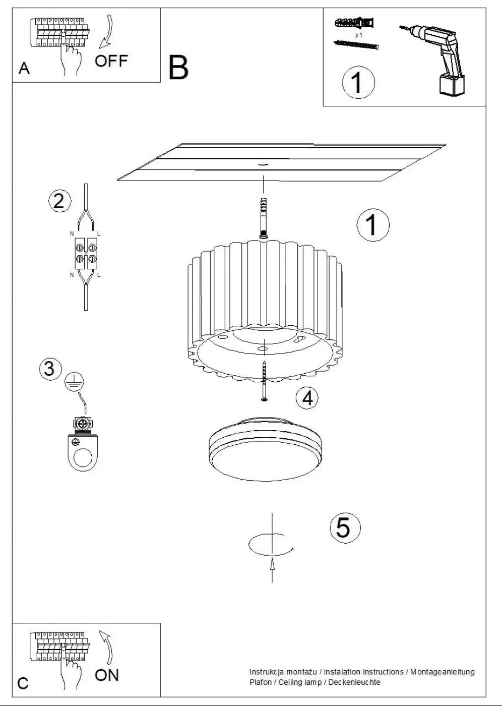 Plafonnier Beige Moderne Douceur Lumineuse