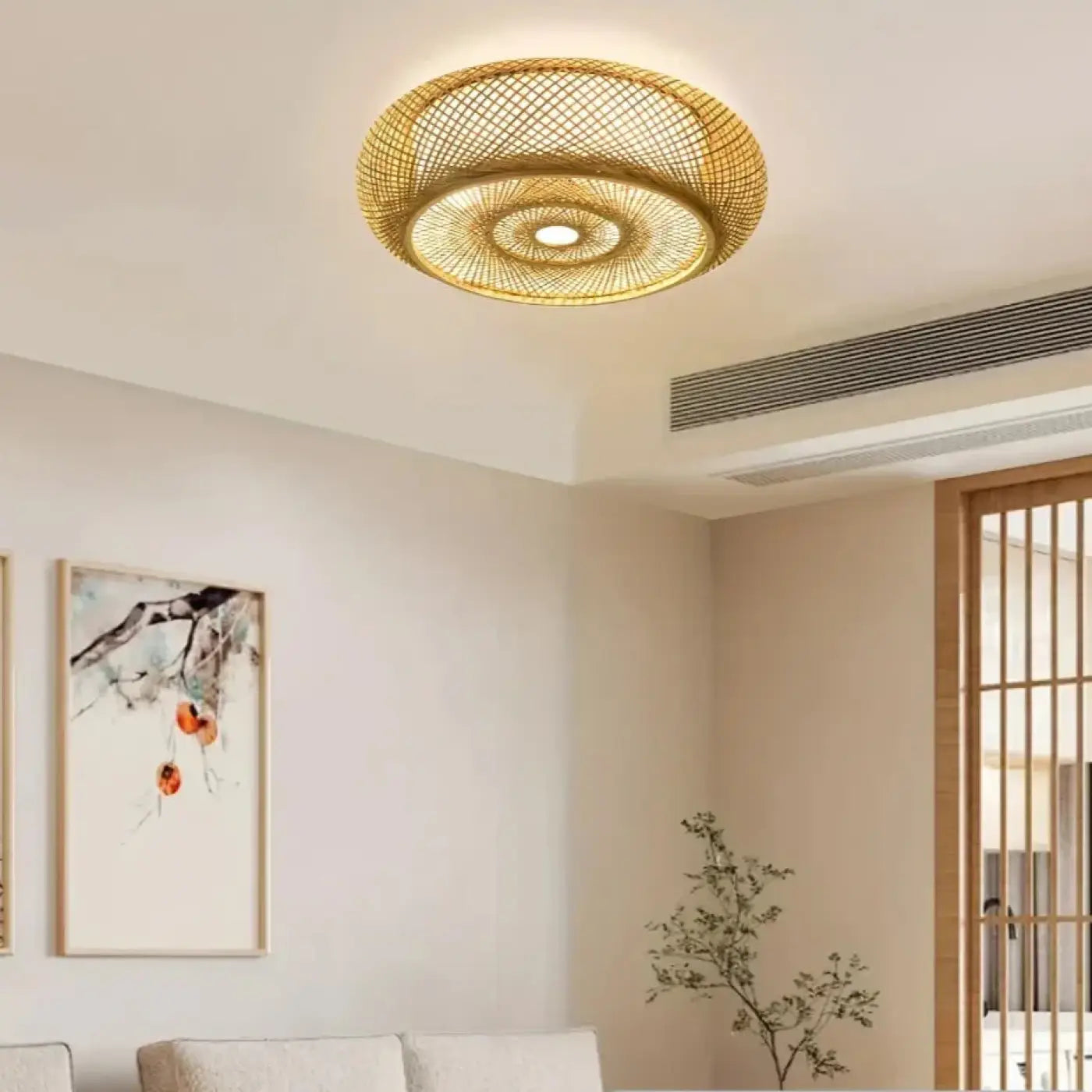 Plafonnier Tissé LED Design Lumineux