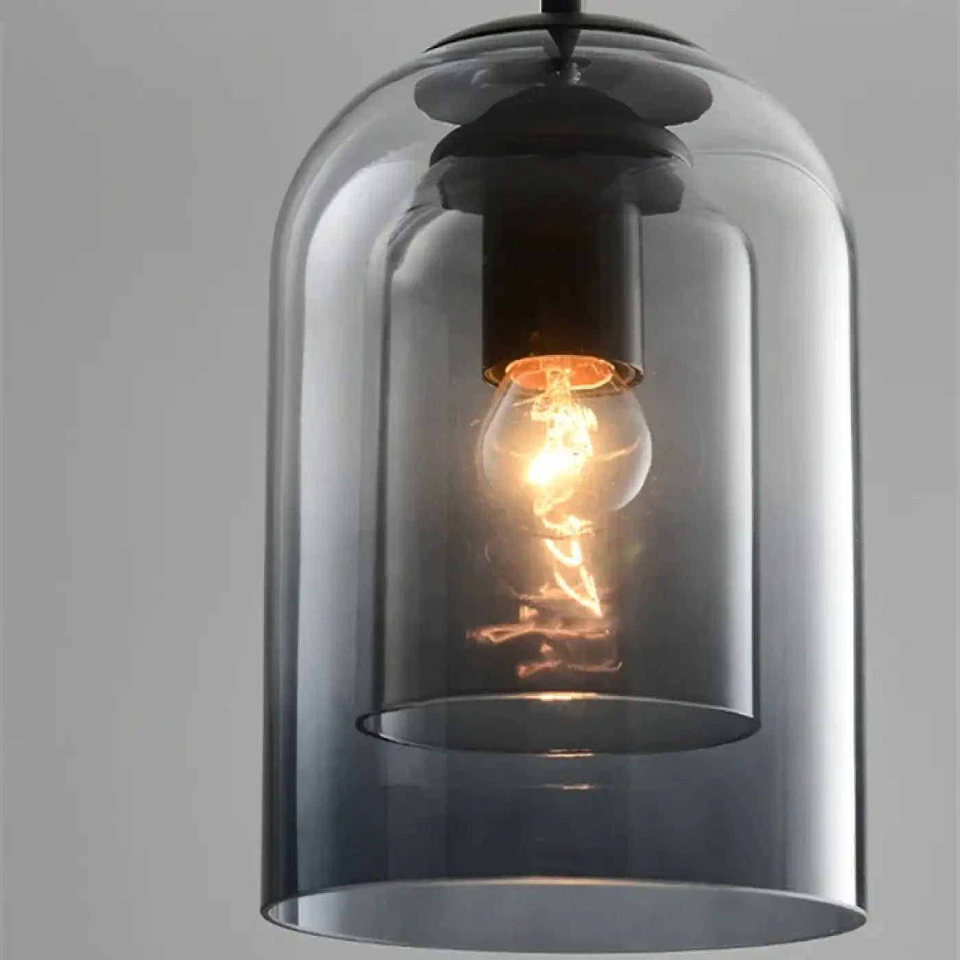 Suspension Verre Teinté Moderne - Ambiance Chaleureuse