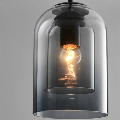 Suspension Verre Teinté Moderne - Ambiance Chaleureuse