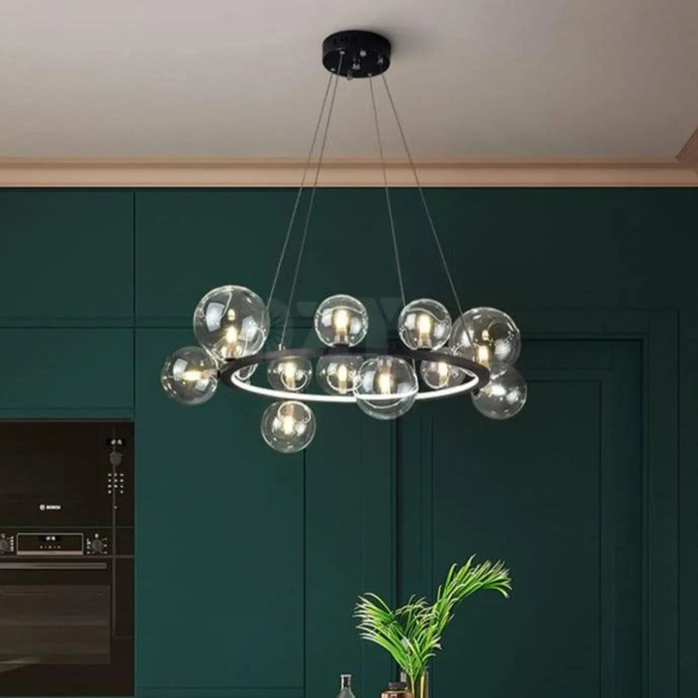 Suspension Luminaire Boule Design Minimaliste