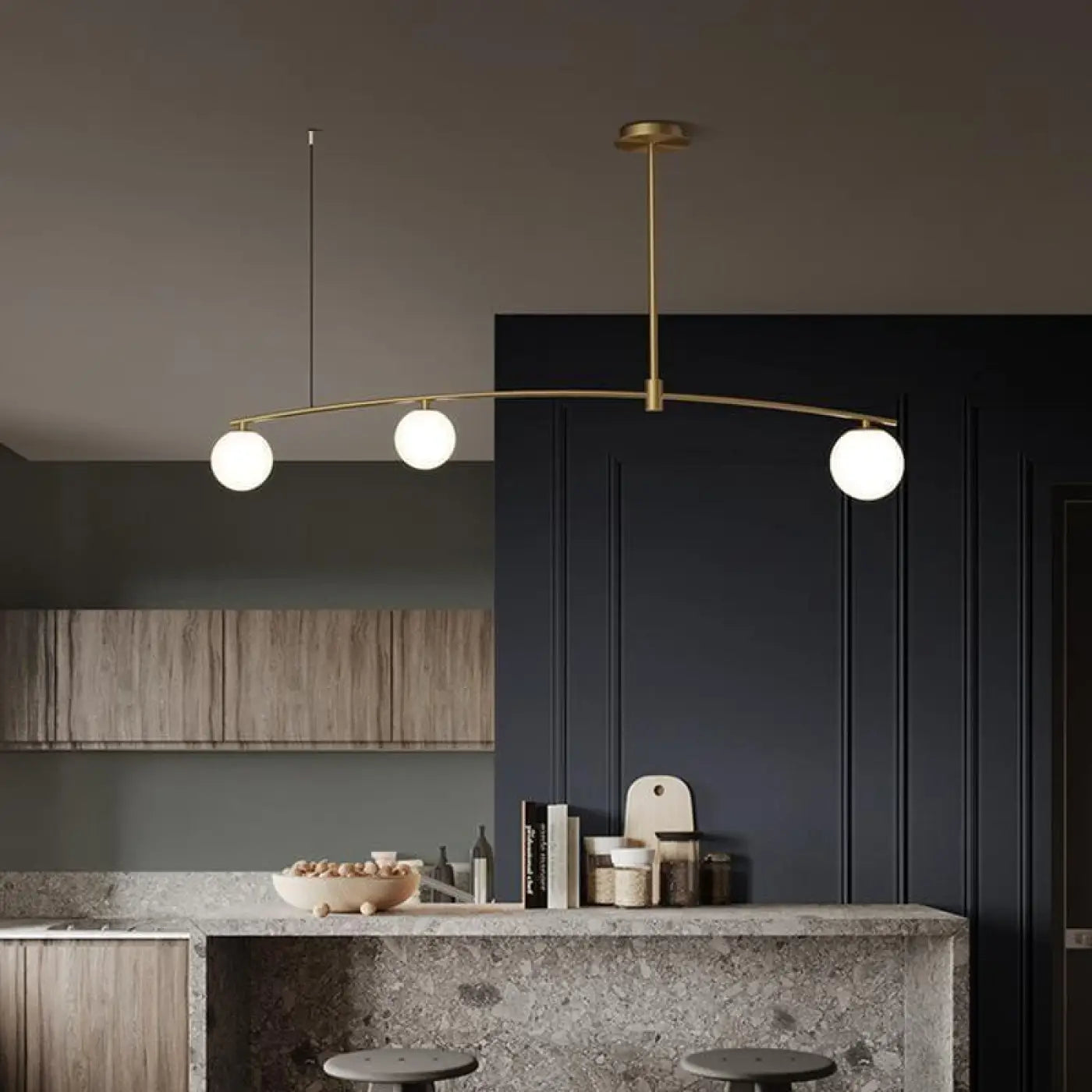 Suspension Boule Verre Design & Moderne