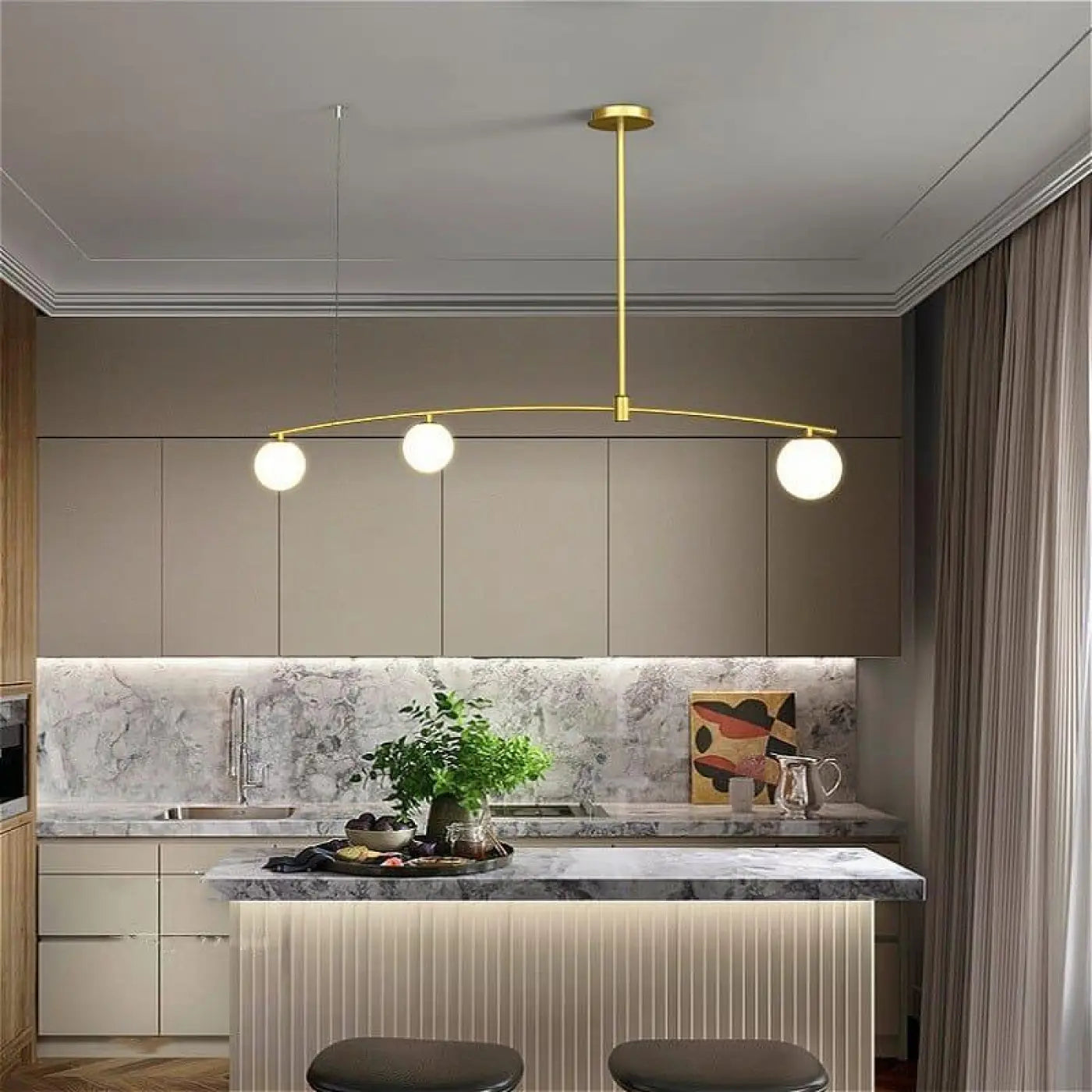 Suspension Boule Verre Design & Moderne
