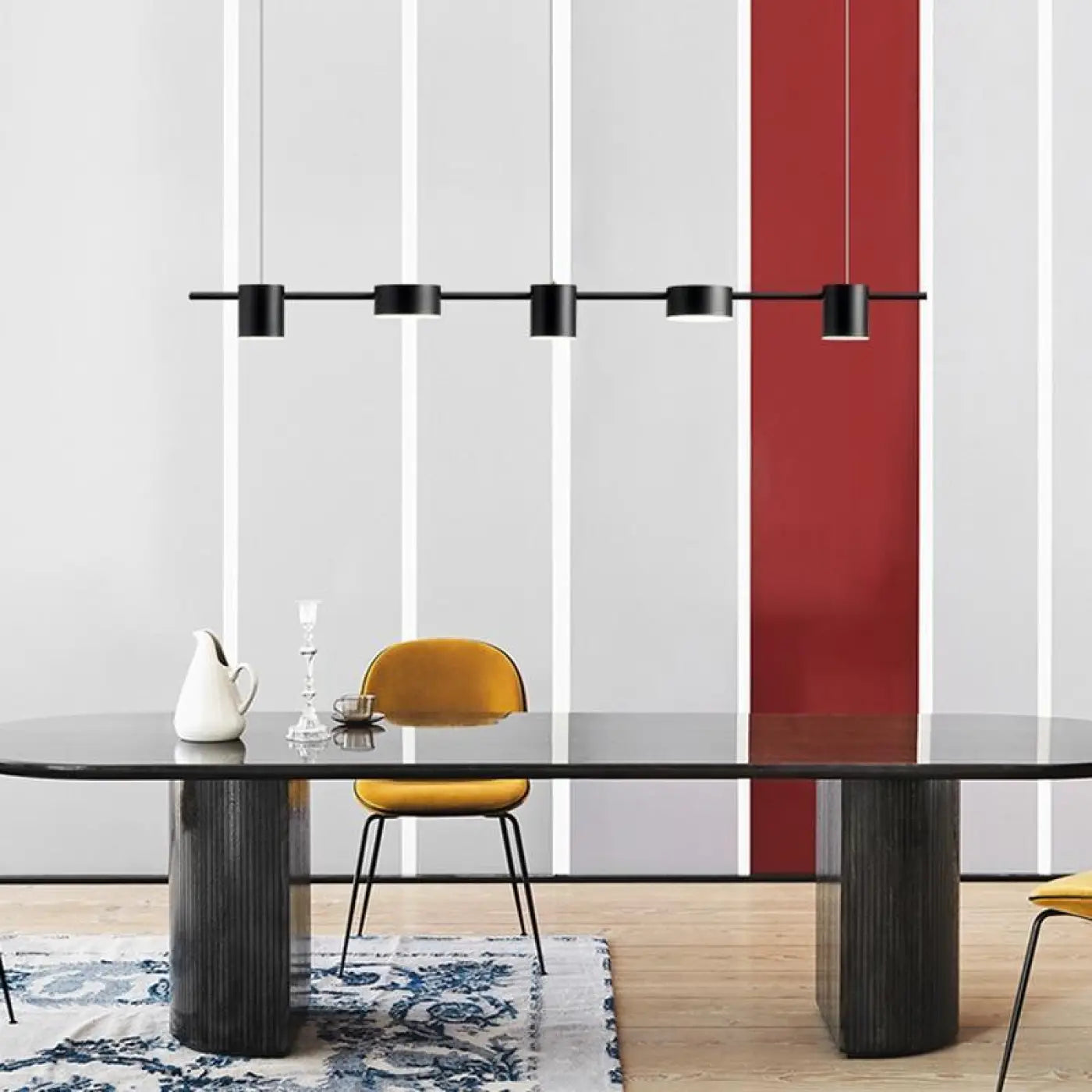 Grande Suspension Dorée Design Luminaire Métal