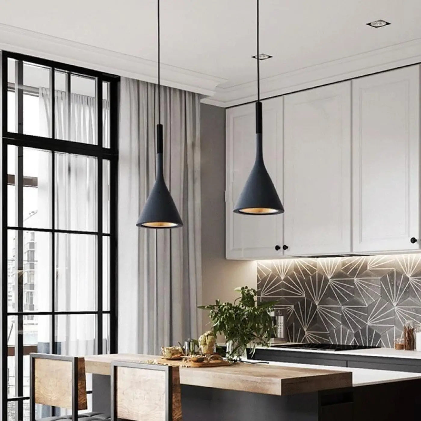 Suspension Design LED pour Cuisine & Salle à Manger