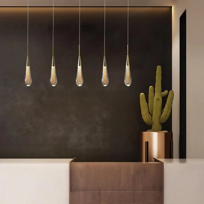 Suspension Design Lumineuse Verre & Métal