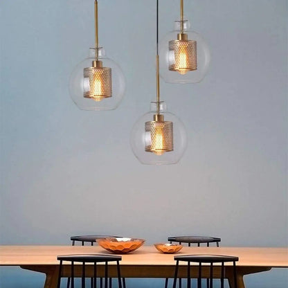Suspension Industrielle Métal & Verre