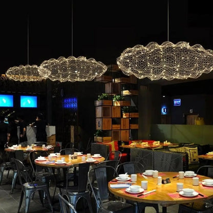 Suspension LED Dorée Design Moderne