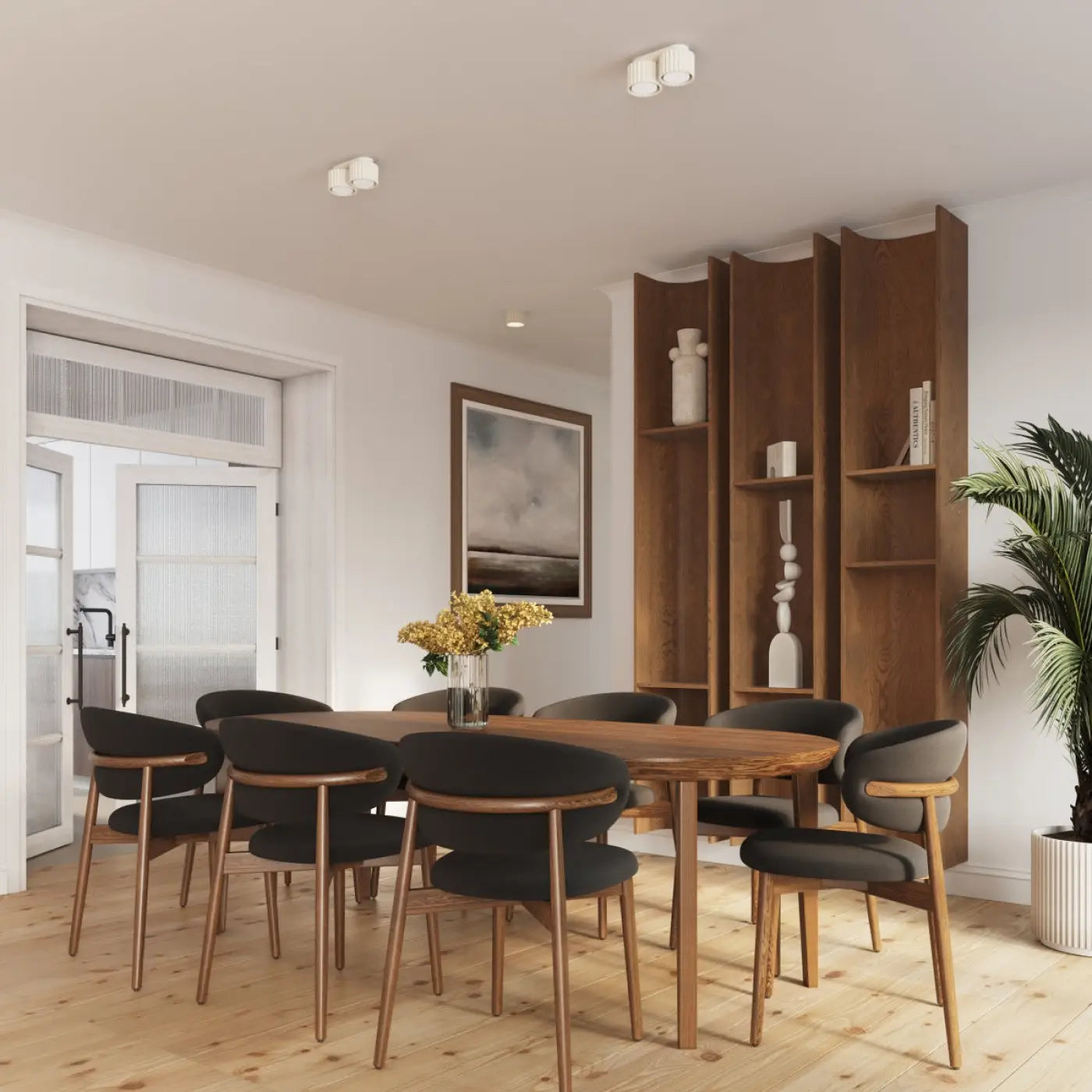 Plafonnier Beige Moderne Douceur Lumineuse