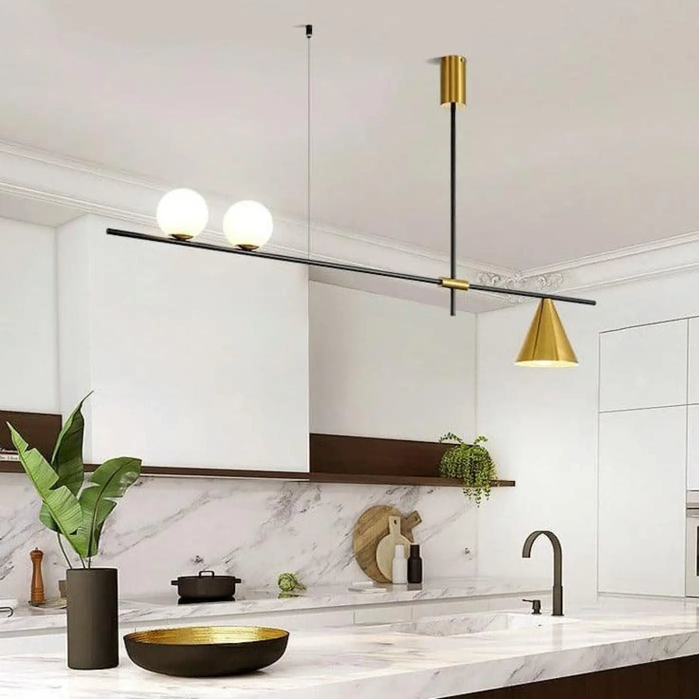 Plafonnier Boule Blanche Luminaire Design