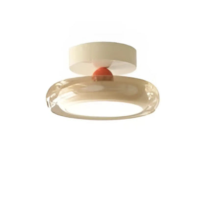 Plafonnier Verre Soufflé Design & Douceur Lumineuse