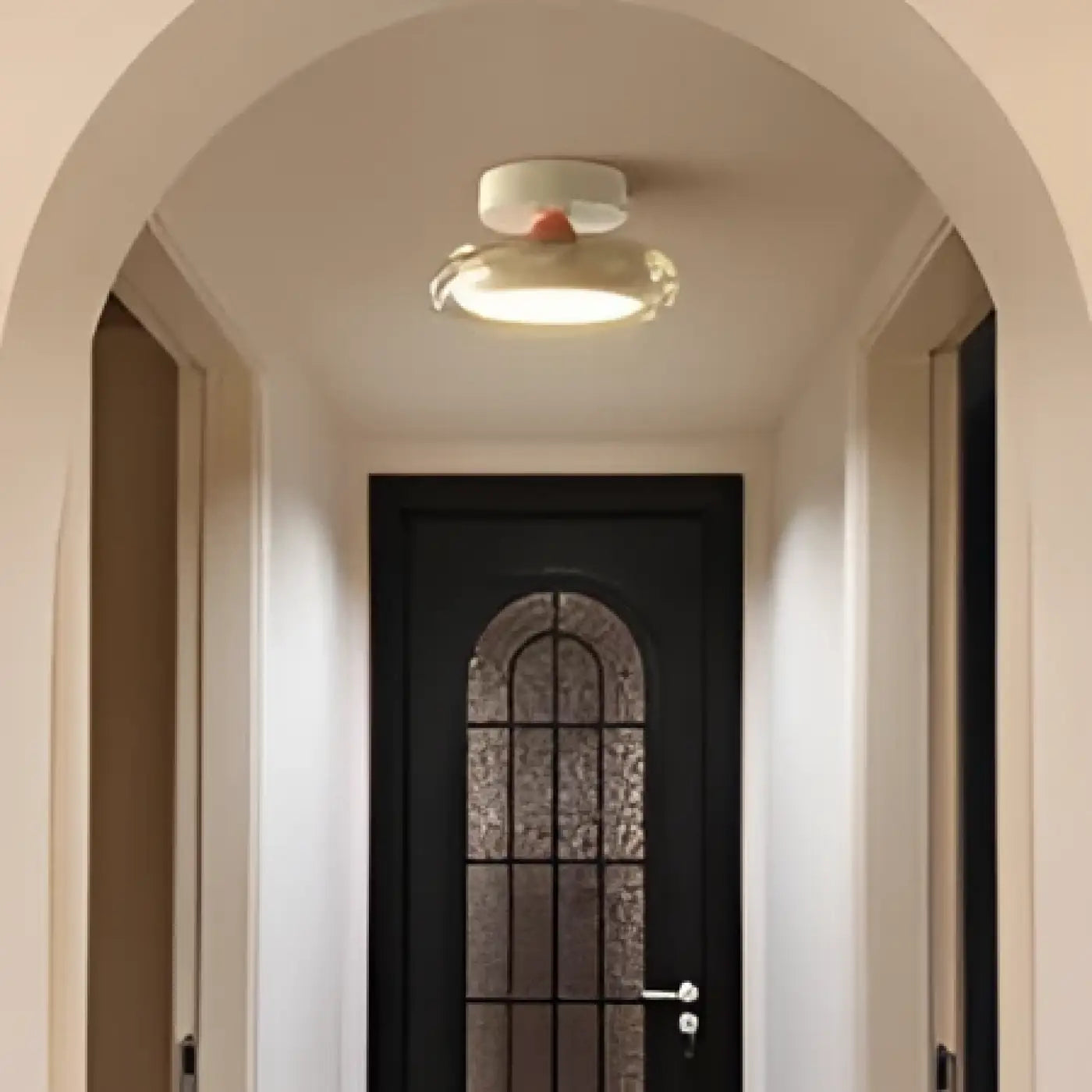 Plafonnier Verre Soufflé Design & Douceur Lumineuse