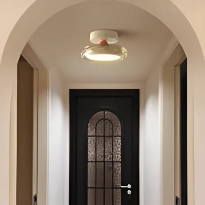 Plafonnier Verre Soufflé Design & Douceur Lumineuse