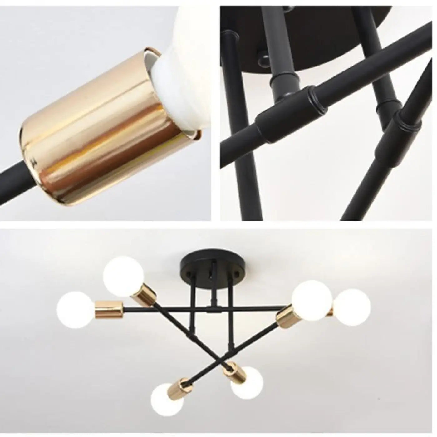 Plafonnier Boule Verre Design Lumineux