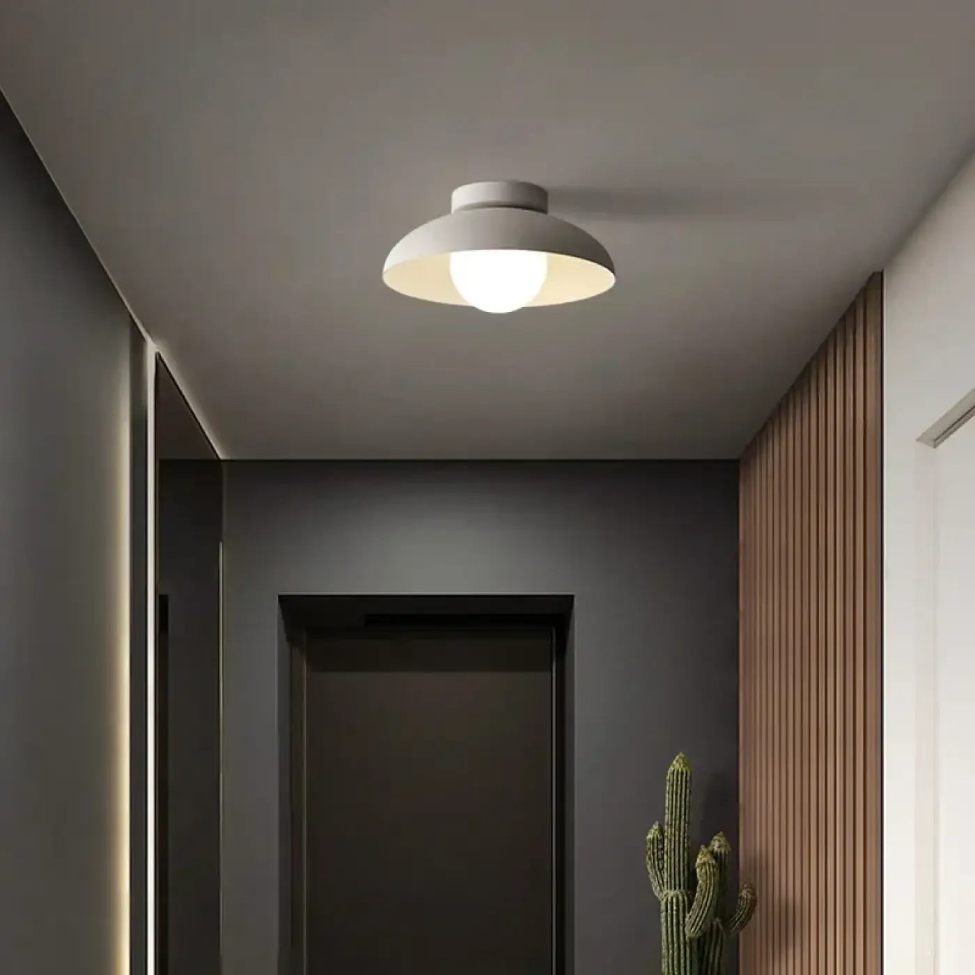 Plafonnier LED Rond Évasé Contemporain