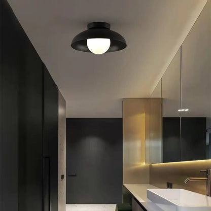 Plafonnier LED Rond Évasé Contemporain