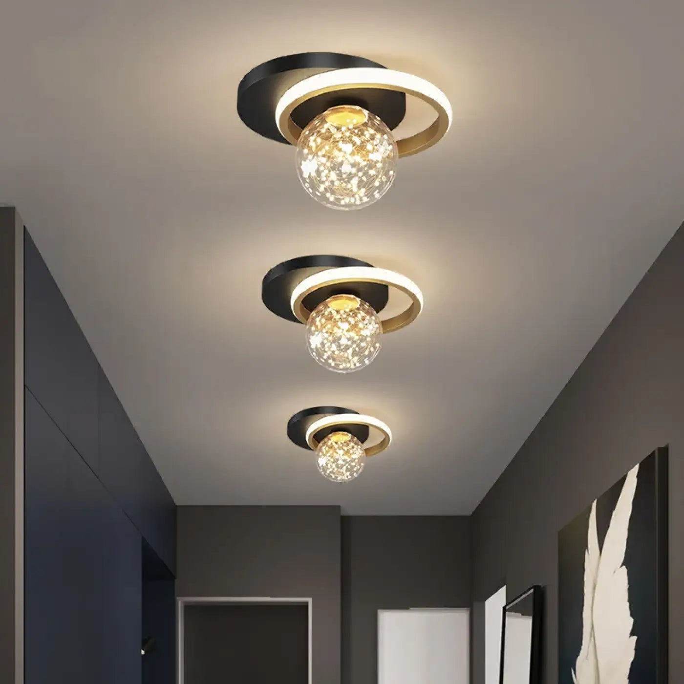 Plafonnier Cristal Design Lumière Tamisée