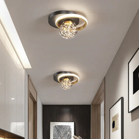 Plafonnier Cristal Design Lumière Tamisée