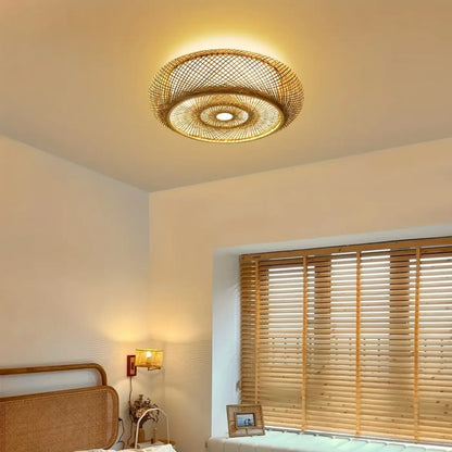 Plafonnier Tissé LED Design Lumineux