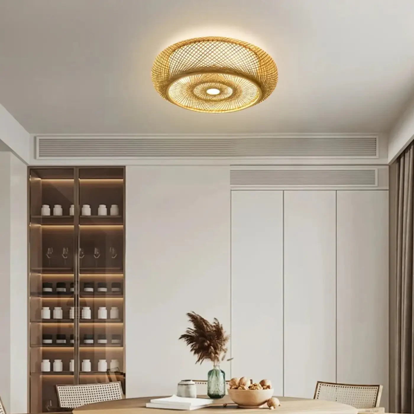 Plafonnier Tissé LED Design Lumineux