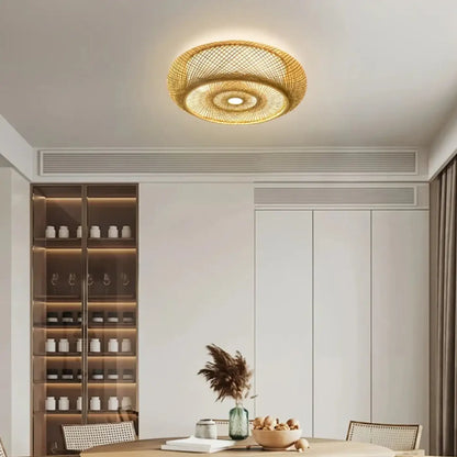 Plafonnier Tissé LED Design Lumineux