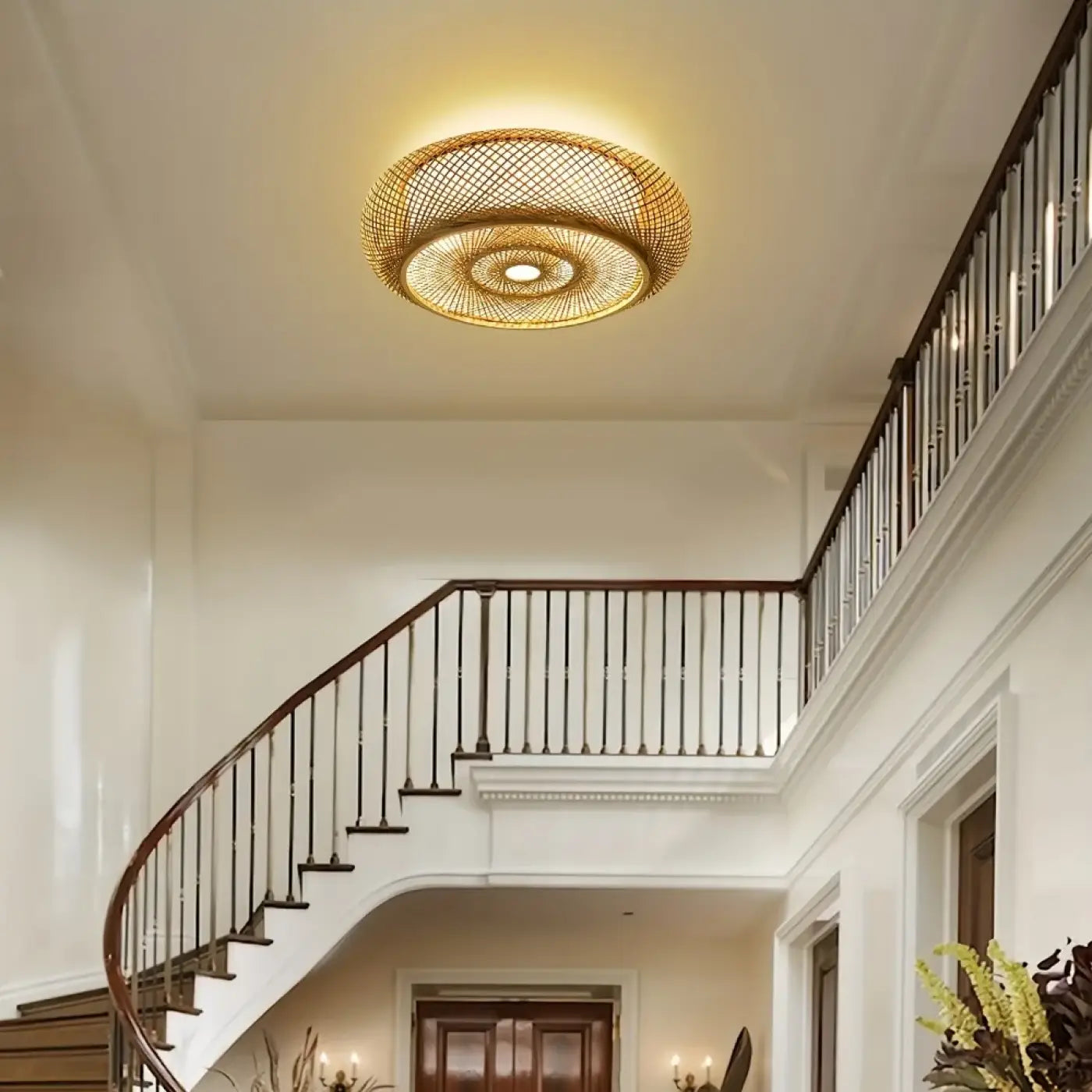 Plafonnier Tissé LED Design Lumineux