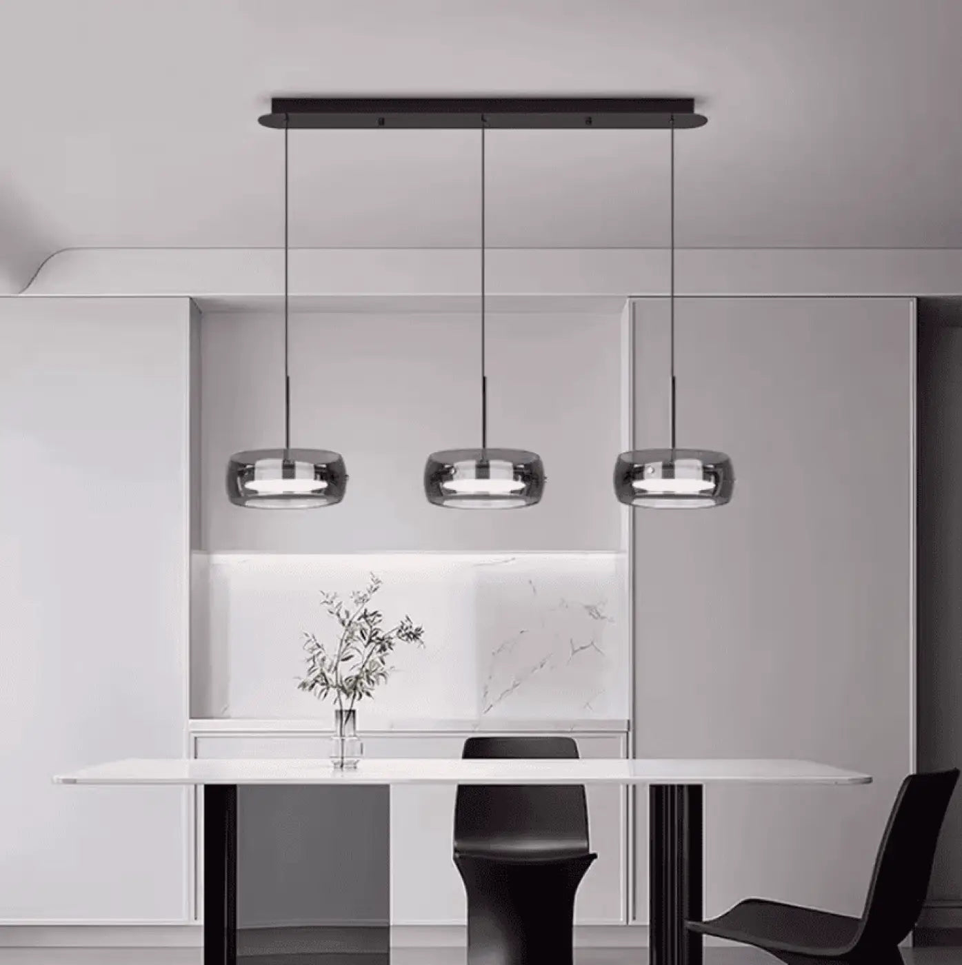 Suspension Luminaire Style Industriel Doré ou Noir