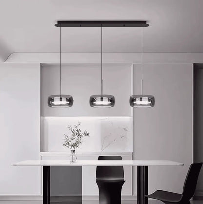 Suspension Luminaire Style Industriel Doré ou Noir