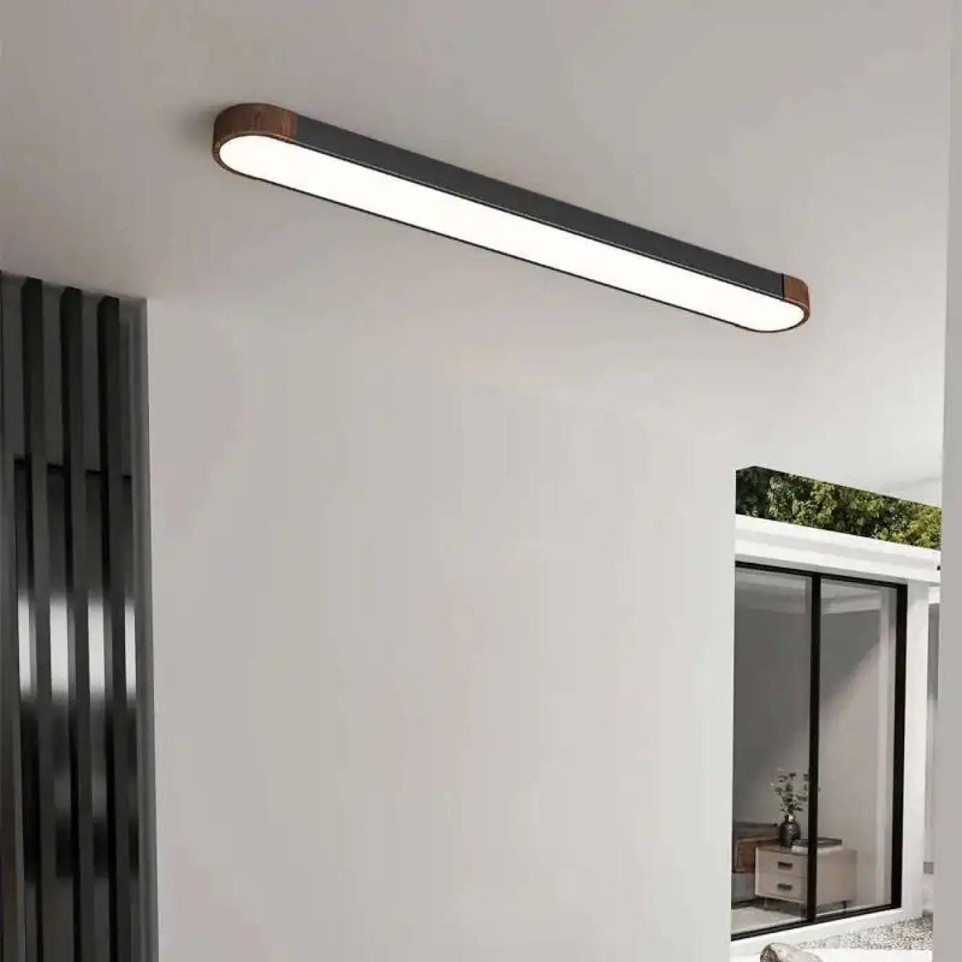 Plafonnier LED Bois Scandinave Minimaliste