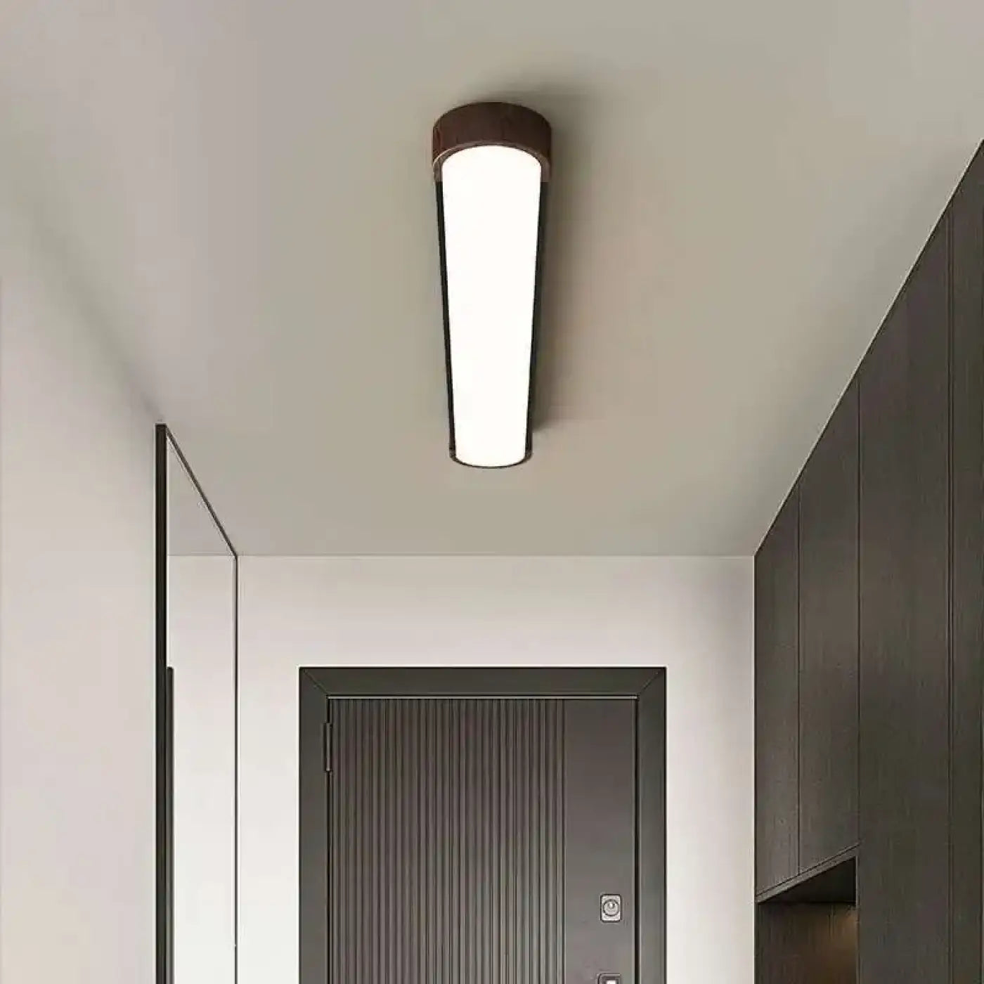Plafonnier LED Bois Scandinave Minimaliste