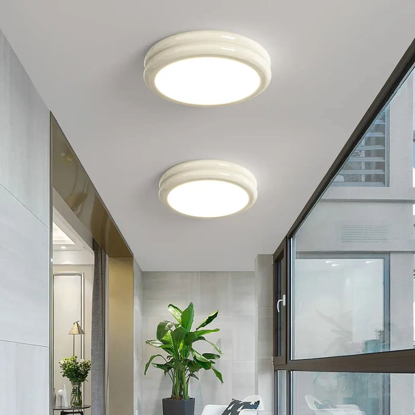 Plafonnier LED Rond Design Minimaliste