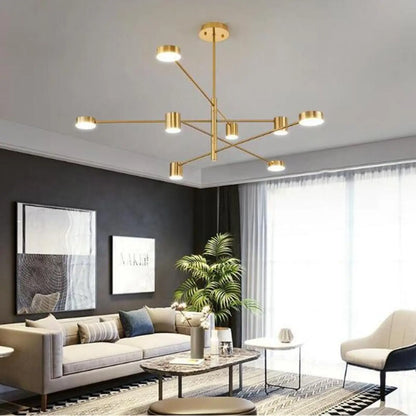 Plafonnier LED Design Noir Moderne