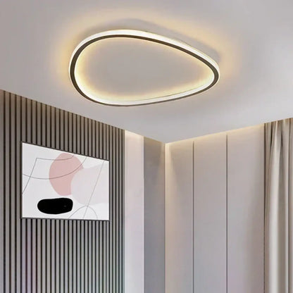 Plafonnier LED Organique Asymétrique Design Contemporain