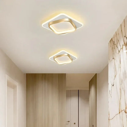 Plafonnier LED Carré Design Aluminium