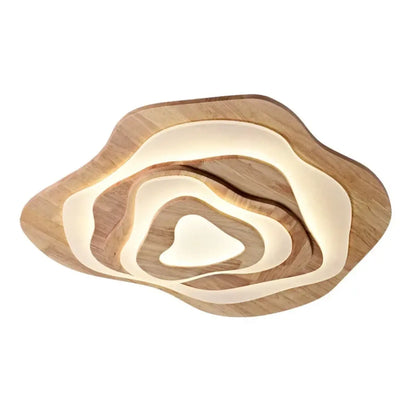 Plafonnier LED Bois Organique Design
