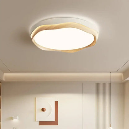 Plafonnier Bois Design Scandinave Rond