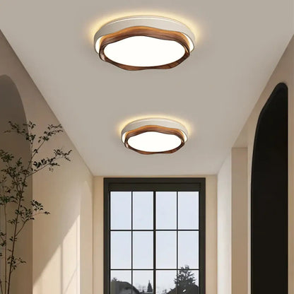 Plafonnier Bois Design Scandinave Rond