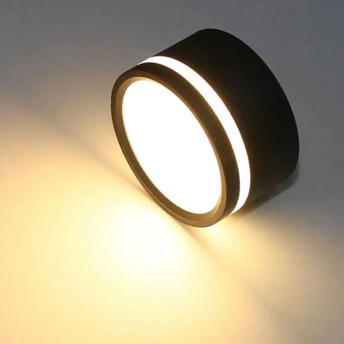 Plafonnier Rond Minimaliste Noir ou Blanc