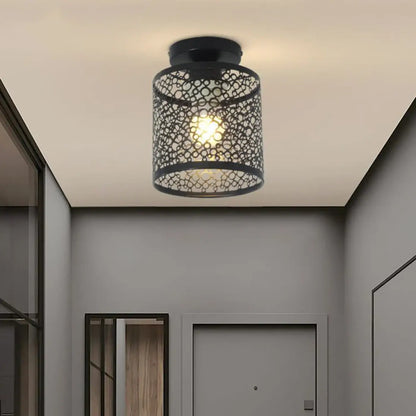 Plafonnier Oriental Noir : Ambiance Marrakchi Chic