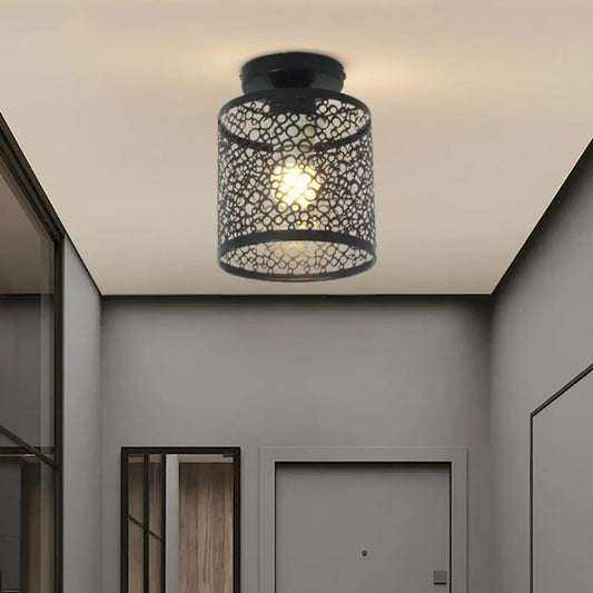 Plafonnier Oriental Noir : Ambiance Marrakchi Chic