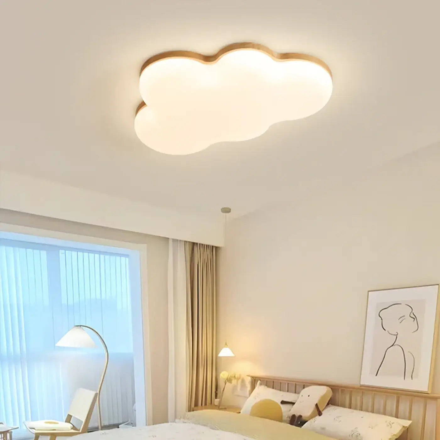 Plafonnier Nuage LED Scandinave Enfant
