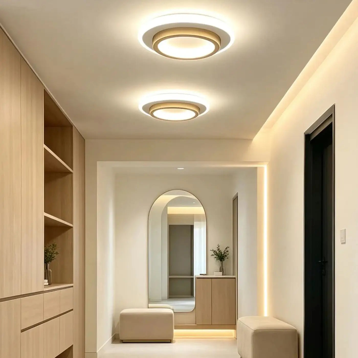 Plafonnier LED Rond Design Moderne