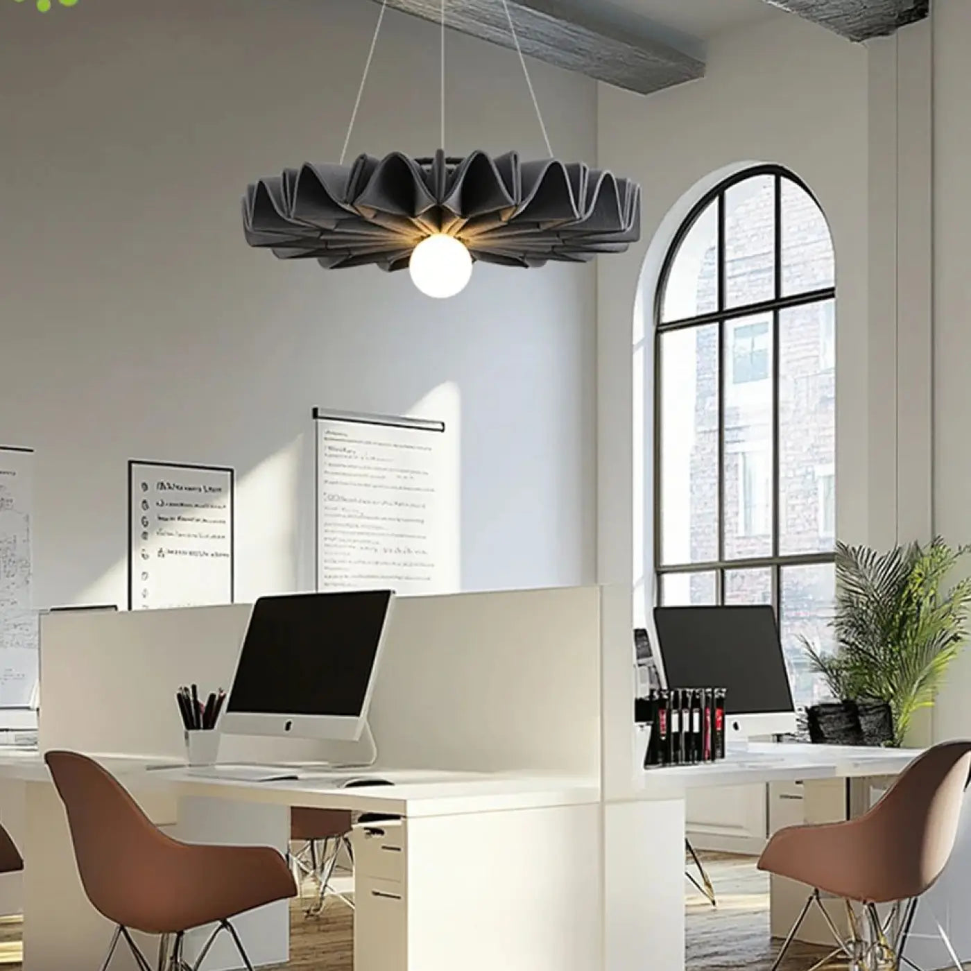 Suspension Fleur Acoustique Design PET Recyclé