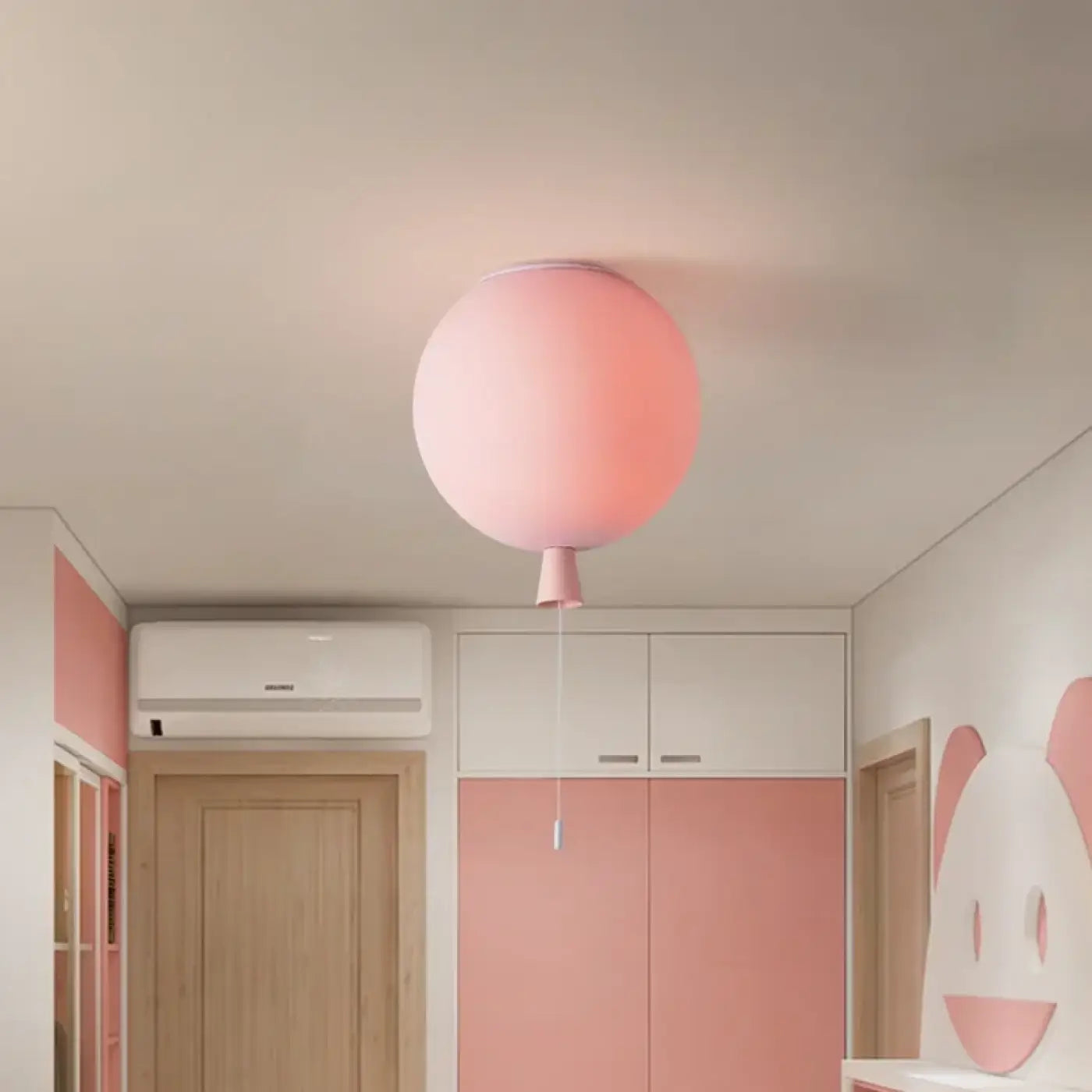 Suspension Ballon Coloré : Lumière Magique pour Chambre d'Enfant