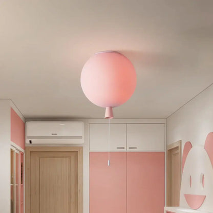 Suspension Ballon Coloré : Lumière Magique pour Chambre d'Enfant