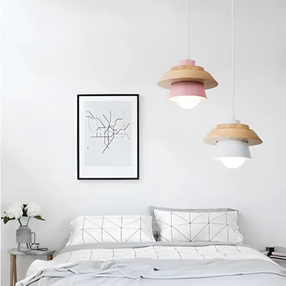Suspension Luminaire Bois Scandinave Design