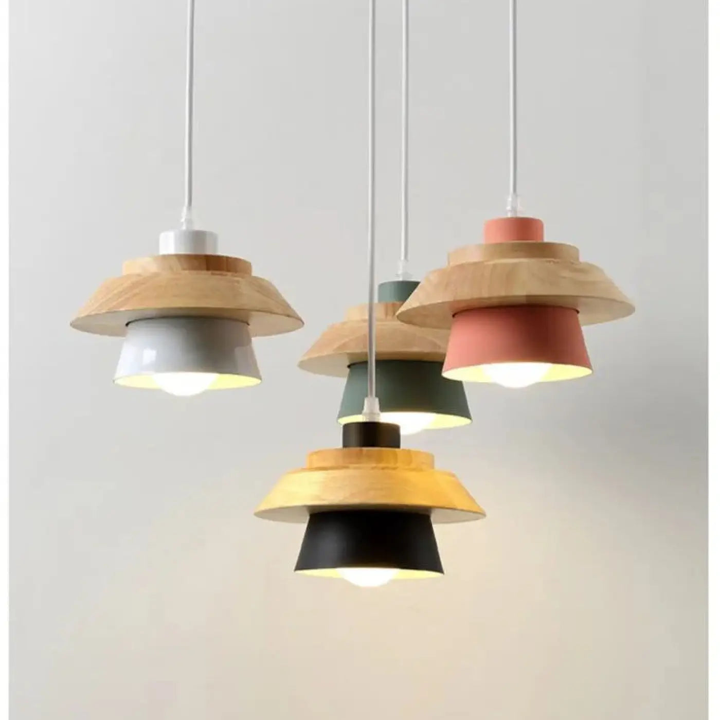 Suspension Luminaire Bois Scandinave Design