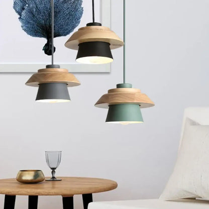 Suspension Luminaire Bois Scandinave Design
