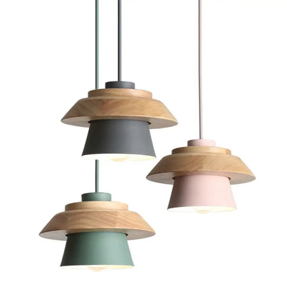 Suspension Luminaire Bois Scandinave Design