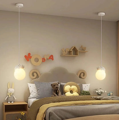 Suspension Animaux Polaires LED pour Chambre d'Enfant